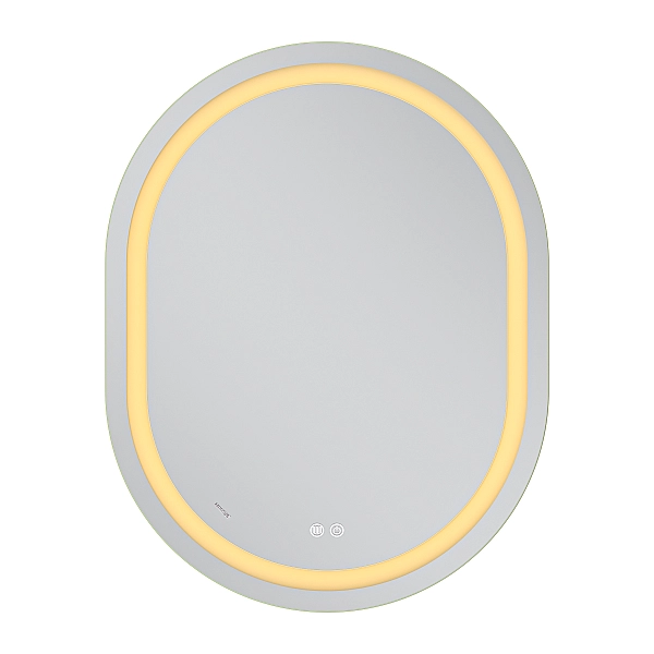 Дзеркало Mixxus Premium ELLIPSE MV05-90x70-Reverse з Led Touch, Anti-fog, димером (3-6,5kK) (MP6644) - Фото - 2