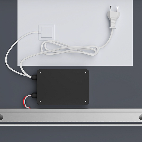 Дзеркало Mixxus Premium CUBIC MR14-70x50-Reverse з Led Touch, Anti-fog, димером, регулятором яскравості (MP6647) - Фото - 5