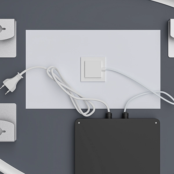 Дзеркало Mixxus Premium DIVERSE MA01-90x60-Reverse з Led Touch, Anti-fog, димером (3-6,5kK) (MP6633) - Фото - 3