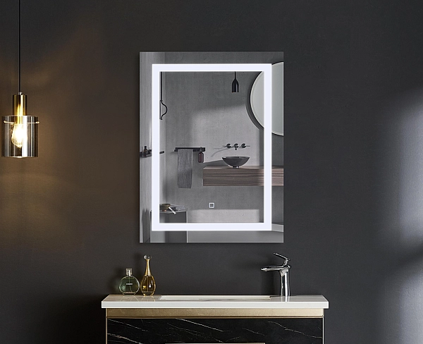 Дзеркало Mixxus TALL MR08-80x60-Reverse з Led Touch, Anti-fog, димером, регулятором яскравості (MI6659) - Фото - 11