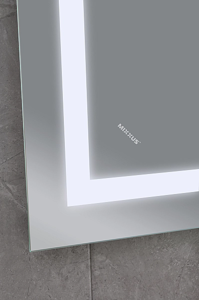 Дзеркало Mixxus TALL MR08-80x60-Reverse з Led Touch, Anti-fog, димером, регулятором яскравості (MI6659) - Фото - 4