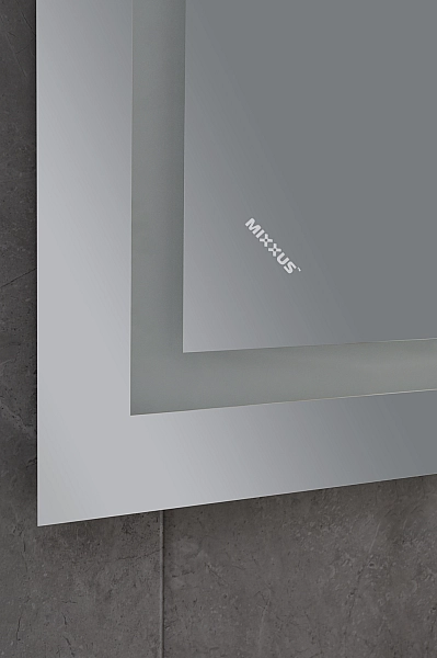Дзеркало Mixxus TALL MR08-80x60-Reverse з Led Touch, Anti-fog, димером, регулятором яскравості (MI6659) - Фото - 2