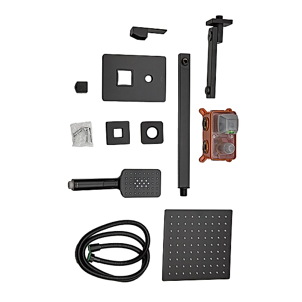 Вбудована душова система Haiba Kubus 009 (Inner) Black (HB3949) - Фото - 7