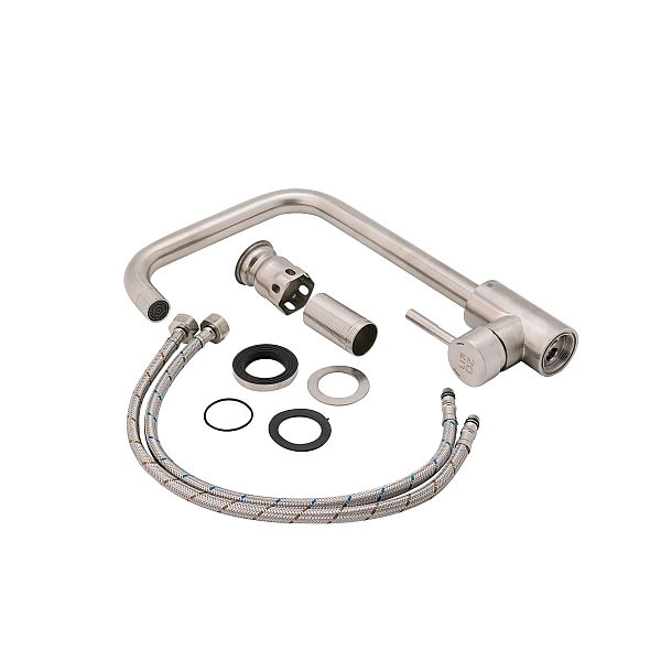 Смеситель для кухни Lidz Aria 015F1 (k35) LDARI015F1NKS21690 Nickel - Фото - 6