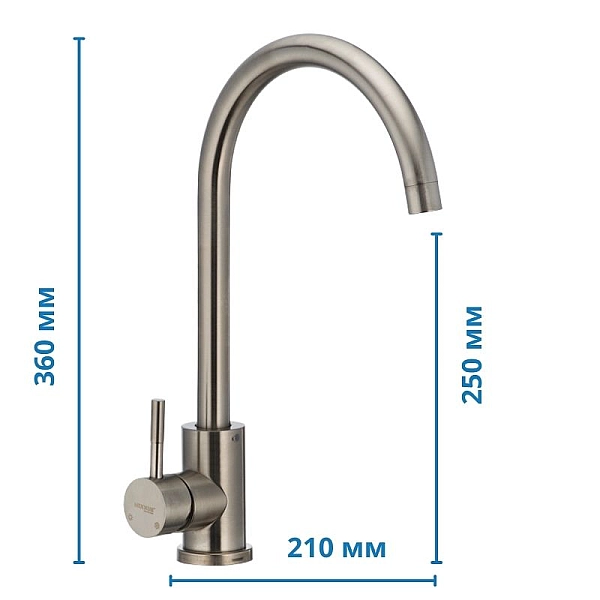 Кухонний змішувач MIXXUS SUS 011 (SS2795) - Фото - 2