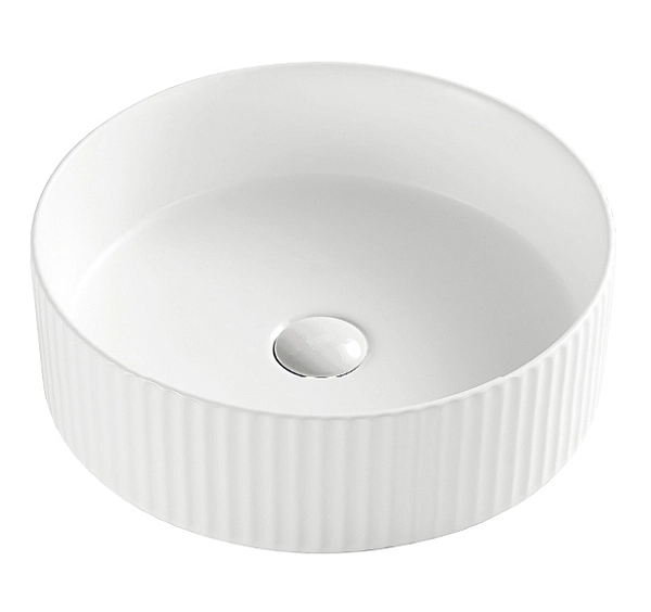 Умивальник накладний керамічний Mixxus Premium Wave-0101 400x400x125mm (MP6491) - Фото - 2