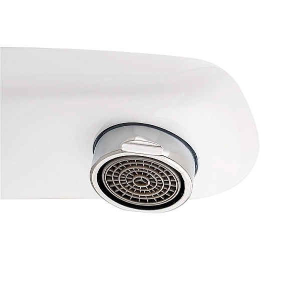 Змішувач для умивальника Mixxus Premium Patrick 001 гайка (White) (MI5853) - Фото - 3