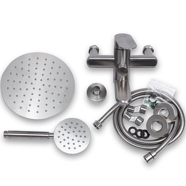 Душова колона зі змішувачем (нерж.сталь) Mixxus Eva-009-J (MI5788) - Фото - 3