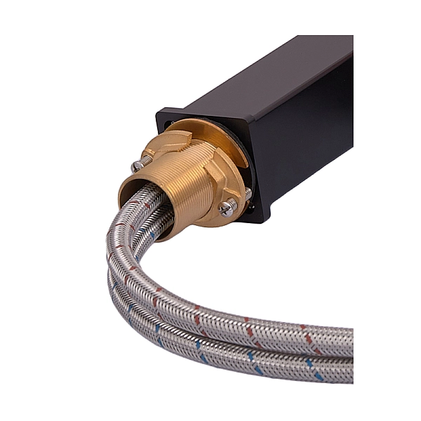 Змішувач для умивальника KOER KB-14007-05 водоспад (Колір чорний) (KR3447) - Фото - 3