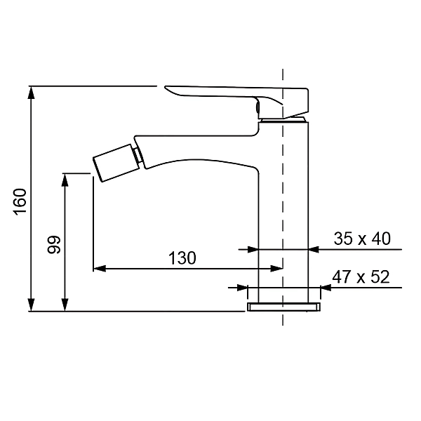 Змішувач для біде Koer KB-20028-07 (KR5304) - Фото - 8
