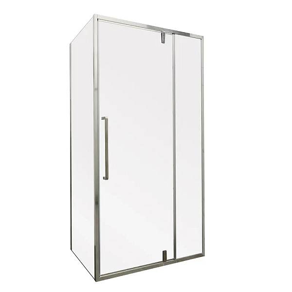 Душова кабіна без піддону Mixxus Premium BEVEL SC01-100x80x195-TR Chrome прозоре скло 6мм (MI6869)