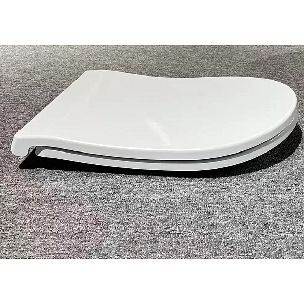 Сидіння-кришка для унітазу Koer AC-0101-SEAT COVER 450х390х80mm дюропласт з мікроліфтом (KR5617) - Фото - 5