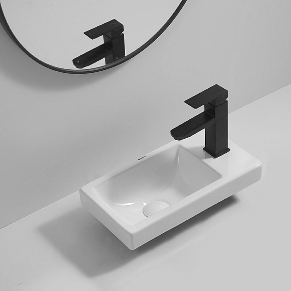 Раковина меблева Mixxus Premium QUADRO-1501 400х215х105mm з отвором під змішувач (MP6502) - Фото - 8