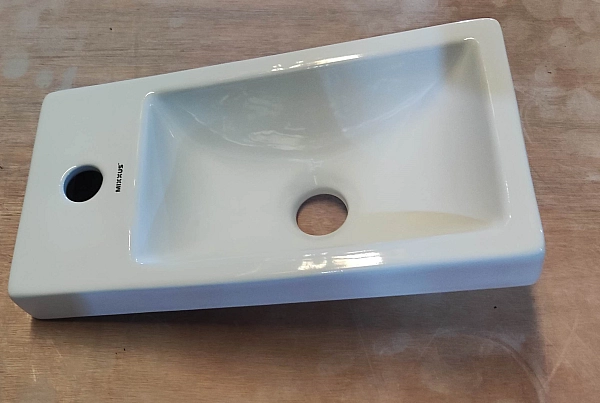 Раковина меблева Mixxus Premium QUADRO-1501 400х215х105mm з отвором під змішувач (MP6502) - Фото - 4