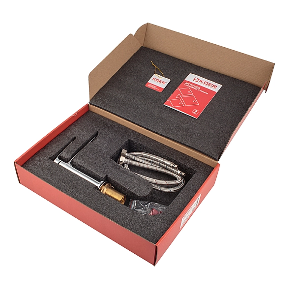 Змішувач для умивальника Koer KB-10028-01 (KR5289) - Фото - 8