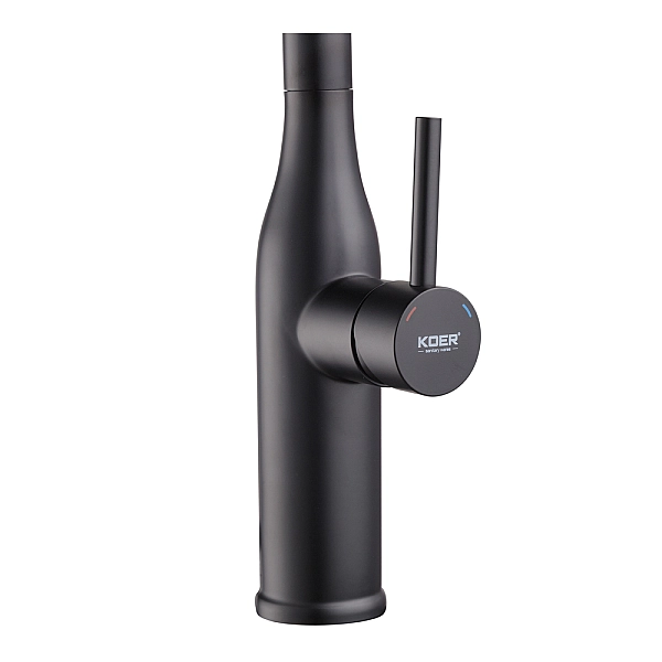 Кухонний змішувач з висувним виливом KOER KI-70004-05 (нерж. сталь) (KR3386) - Фото - 4