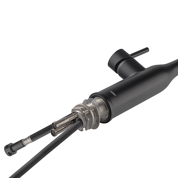 Кухонний змішувач з висувним виливом KOER KI-70004-05 (нерж. сталь) (KR3386) - Фото - 2