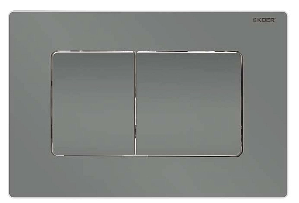Панель змиву KOER KT-0602-07 пластикова, кнопка квадратна (KR5183) - Фото - 4