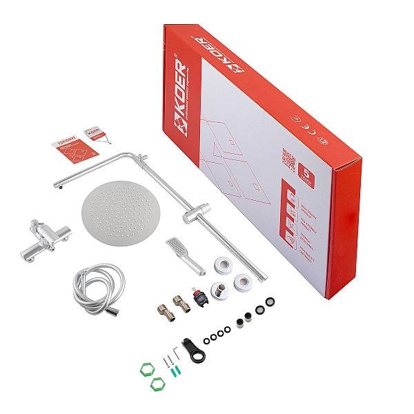 Душова колона зі змішувачем Koer KB-52028-01, 2 функції (KR5309) - Фото - 5