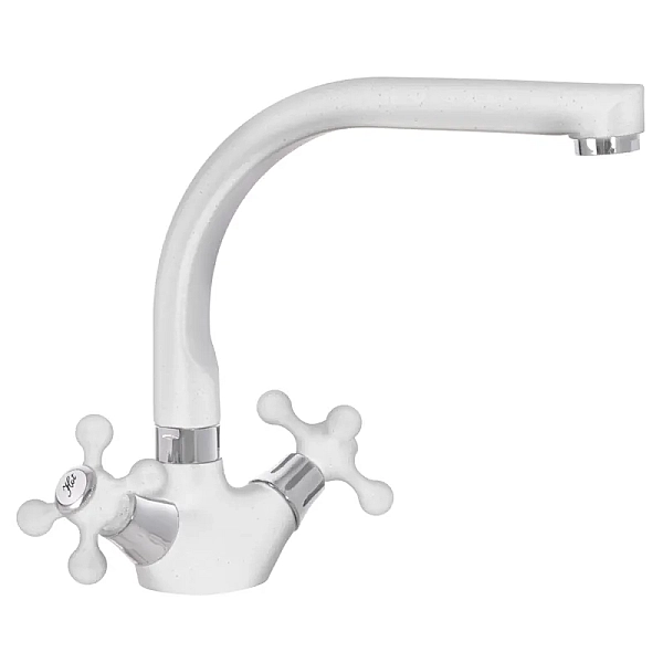 Кухонний змішувач білий Mixxus Color 273 (MI2760)