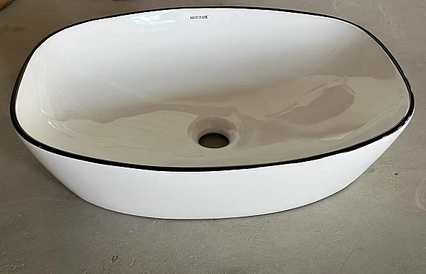 Раковина накладна Mixxus Premium DIVERSE-0109 EDGE BLACK 500х380х140mm (MP6549) - Фото - 4