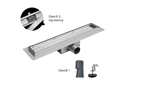 Душовий трап Koer FD30-70x500 з нержавіючої сталі SUS304 (AC0698) - Фото - 2