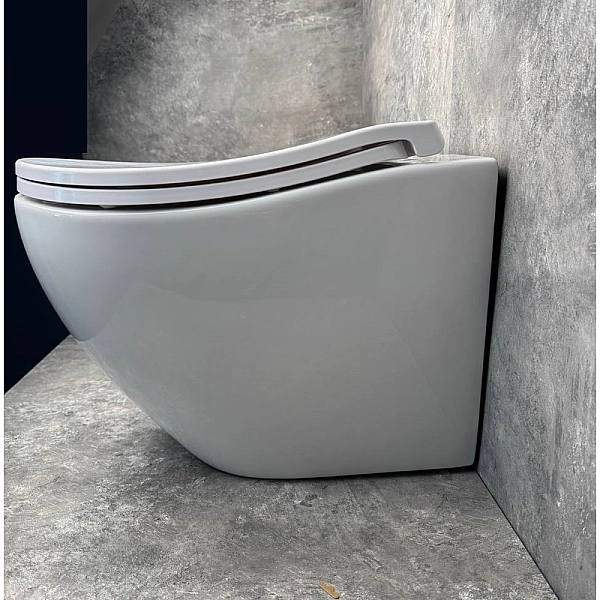 Унітаз підвісний ергономічний Koer TT-0101-T3 520x360x360mm система змиву TORNADO 3.0 (KR5615) - Фото - 15