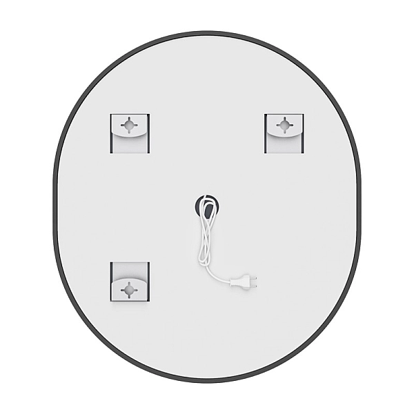 Дзеркало Mixxus Premium ELLIPSE MV05-80x70-Reverse BLACK з Led Touch, Anti-fog, димером (3-6,5kK) (MP6646) - Фото - 12