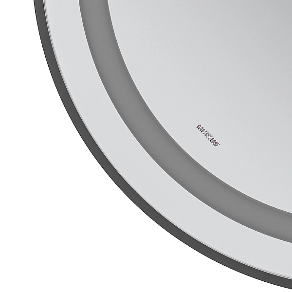 Дзеркало Mixxus Premium ELLIPSE MV05-80x70-Reverse BLACK з Led Touch, Anti-fog, димером (3-6,5kK) (MP6646) - Фото - 6