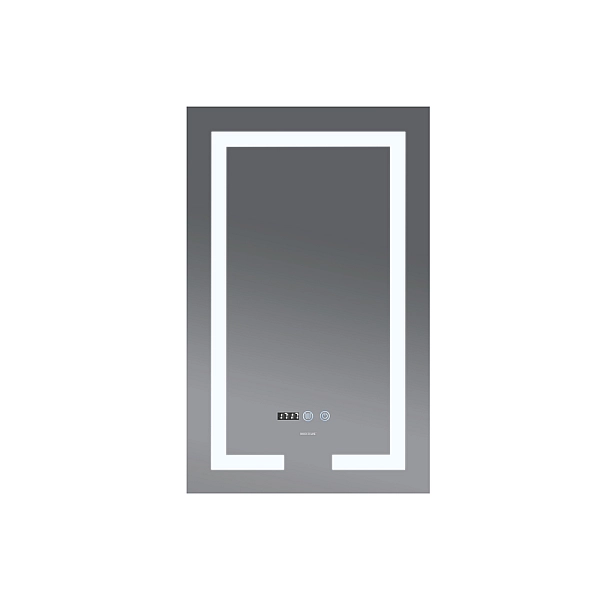 Дзеркало Mixxus HARD MR06-50x80 з Led Touch, Anti-fog, димером, регулятором яскравості, годинником (MI6011) - Фото - 6