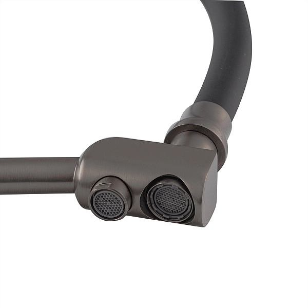 Кухонний змішувач з силік. виливом і вих. для питної води KOER KB-72003-07 (KR3377) - Фото - 2