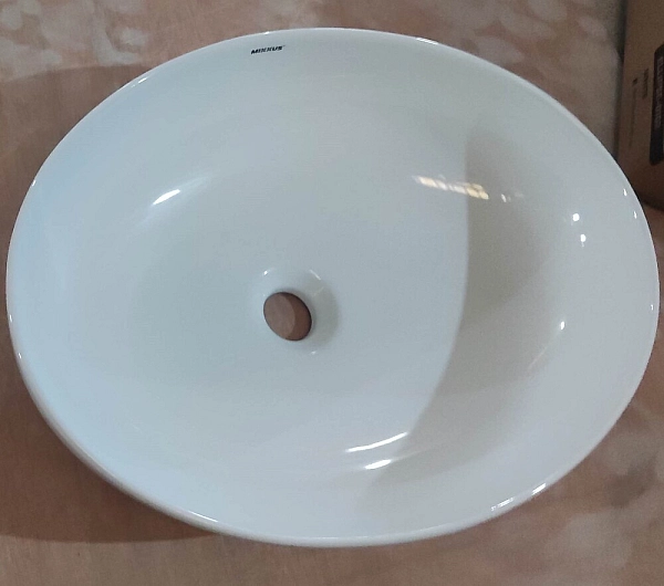 Раковина накладна Mixxus Premium ELLIPSE-0102 515х400х130mm (MP6551) - Фото - 3