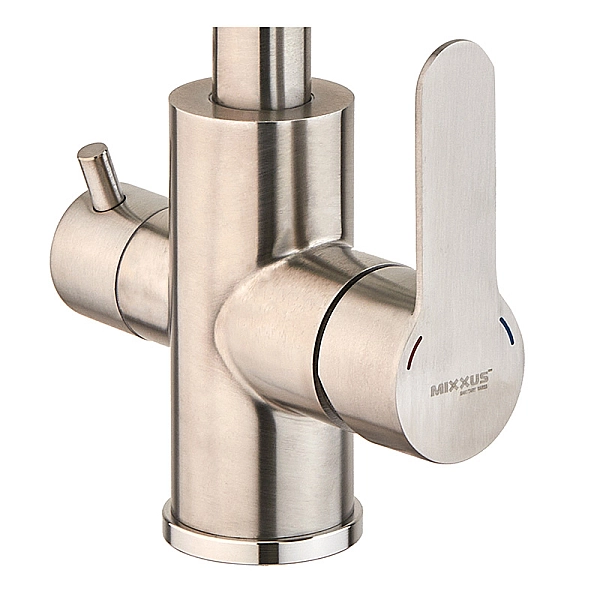 Змішувач для кухні Mixxus DAX-021-G з нерж. сталі SUS304 з вих. для питної води (MI6077) - Фото - 3