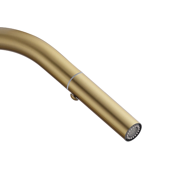 Змішувач для кухні Koer KI-70004-12 з висувним виливом (нерж. сталь) (KR5004) - Фото - 6