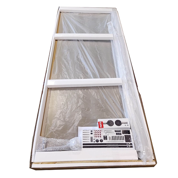 Двері в нішу Koer SR SD01-140x200-TR-01 прозоре скло Easy Clean 8мм, хром (KR5380) - Фото - 7