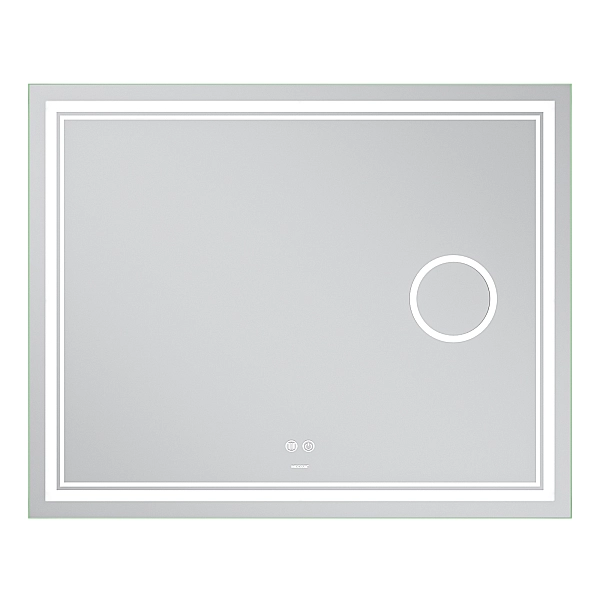 Дзеркало Mixxus Premium QUADRO MR20-100x80 з Led Touch, Anti-fog, димером, регулятором яскравості, лінзою (MP6623) - Фото - 11