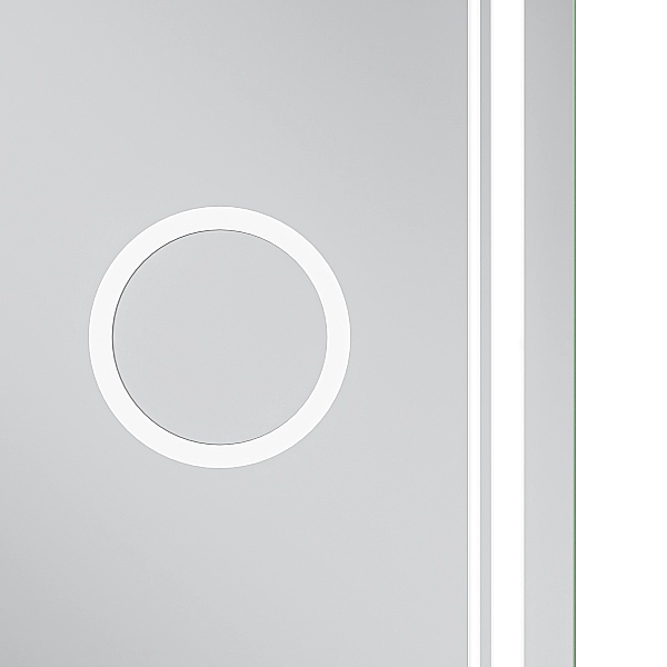 Дзеркало Mixxus Premium QUADRO MR20-100x80 з Led Touch, Anti-fog, димером, регулятором яскравості, лінзою (MP6623) - Фото - 7