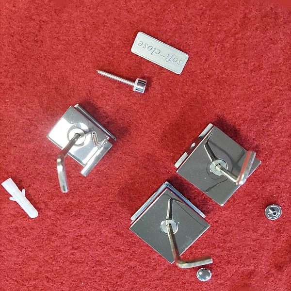 Двері в нішу Koer SR SD04-120x200-TR-01 прозоре скло Easy Clean 10мм, хром (KR5387) - Фото - 3