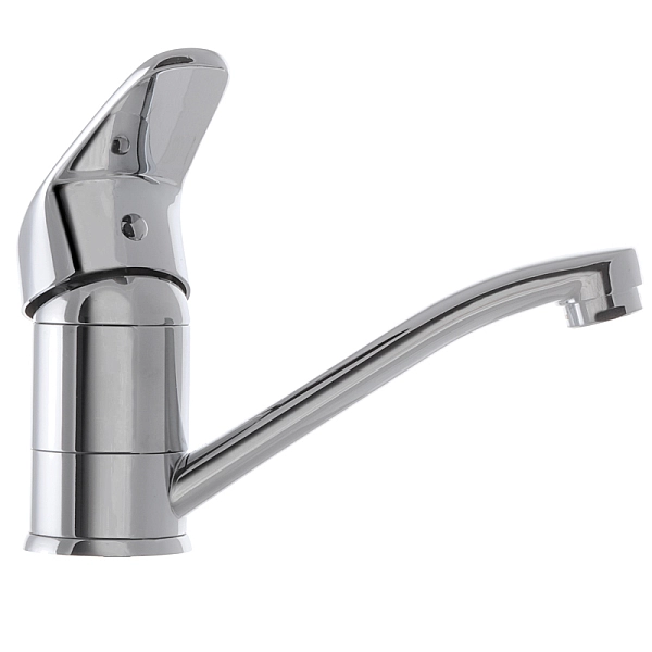 Змішувач для умивальника Haiba Magic 004 з чорною ручкою (вилив 15 см) (HB0689) - Фото - 2