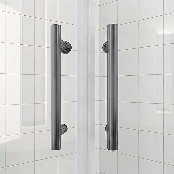 Душова кабіна без піддону Koer SR SC04-90x90x195-TR-07 прозоре скло Easy Clean 5мм, графіт (KR5362) - Фото - 5