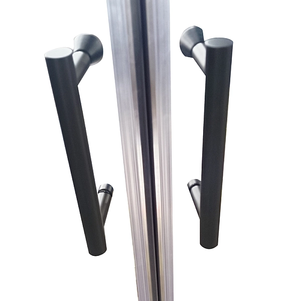 Душова кабіна без піддону Koer SR SC04-90x90x195-TR-07 прозоре скло Easy Clean 5мм, графіт (KR5362) - Фото - 7