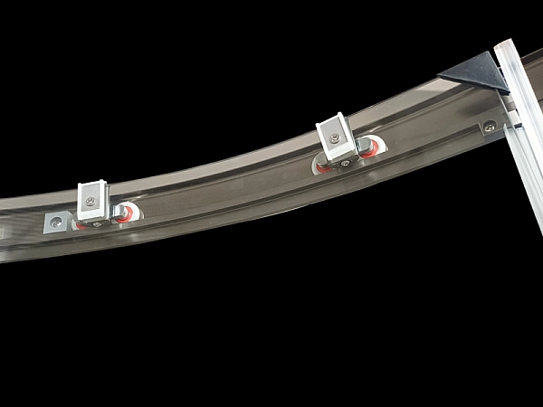 Душова кабіна без піддону Koer SR SC04-90x90x195-TR-07 прозоре скло Easy Clean 5мм, графіт (KR5362) - Фото - 3