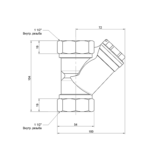 Фильтр SD Forte 1" 1/2 для воды SF124W40 - Фото - 2