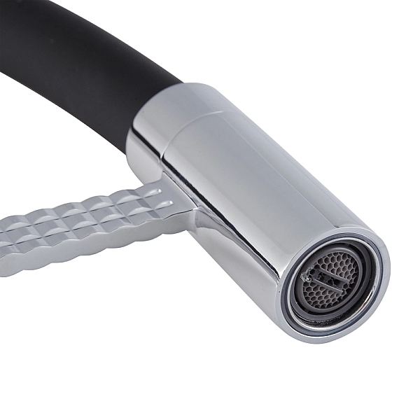 Змішувач для кухні Mixxus Premium Oliwer 017 REFL.BLACK (MI6965) - Фото - 4