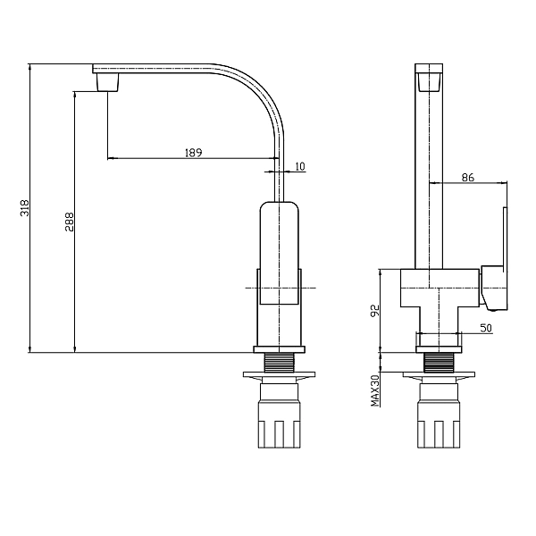 Кухонний змішувач Mixxus Relax 017 (Nut) (MI6254) - Фото - 3