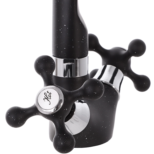 Кухонний змішувач чорний Mixxus Color 273 (MI2763) - Фото - 3