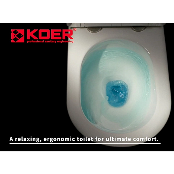 Унітаз-компакт ергономічний Koer TT-0201-T3 675x390x860mm система змиву TORNADO 3.0 (KR5613) - Фото - 2