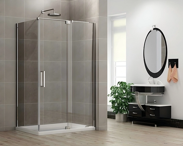 Душова кабіна без піддону Koer SR SC02-120x90x200-TR-01 прозоре скло Easy Clean 8мм, хром (KR5354) - Фото - 7