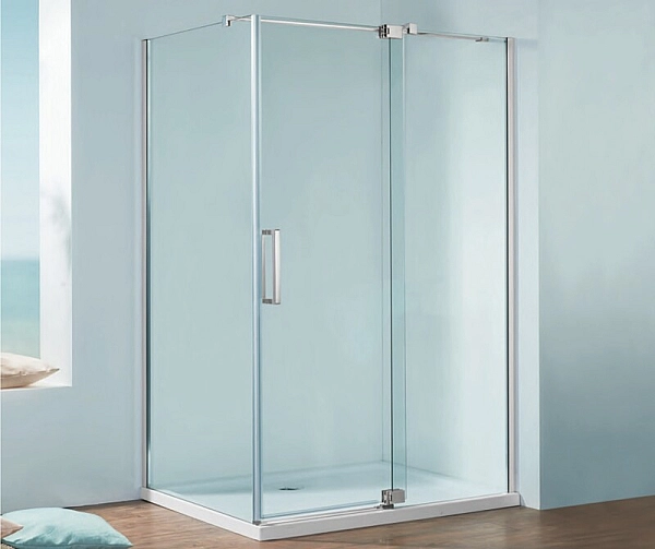 Душова кабіна без піддону Koer SR SC02-120x90x200-TR-01 прозоре скло Easy Clean 8мм, хром (KR5354) - Фото - 4