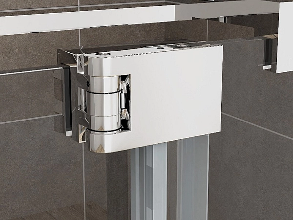 Душова кабіна без піддону Koer SR SC02-120x90x200-TR-01 прозоре скло Easy Clean 8мм, хром (KR5354) - Фото - 8